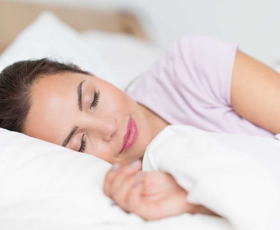 Portrait of a beautiful woman sleeping