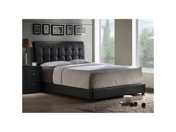 Lusso – Black Queen Headboard Beds Hillsdale Furniture