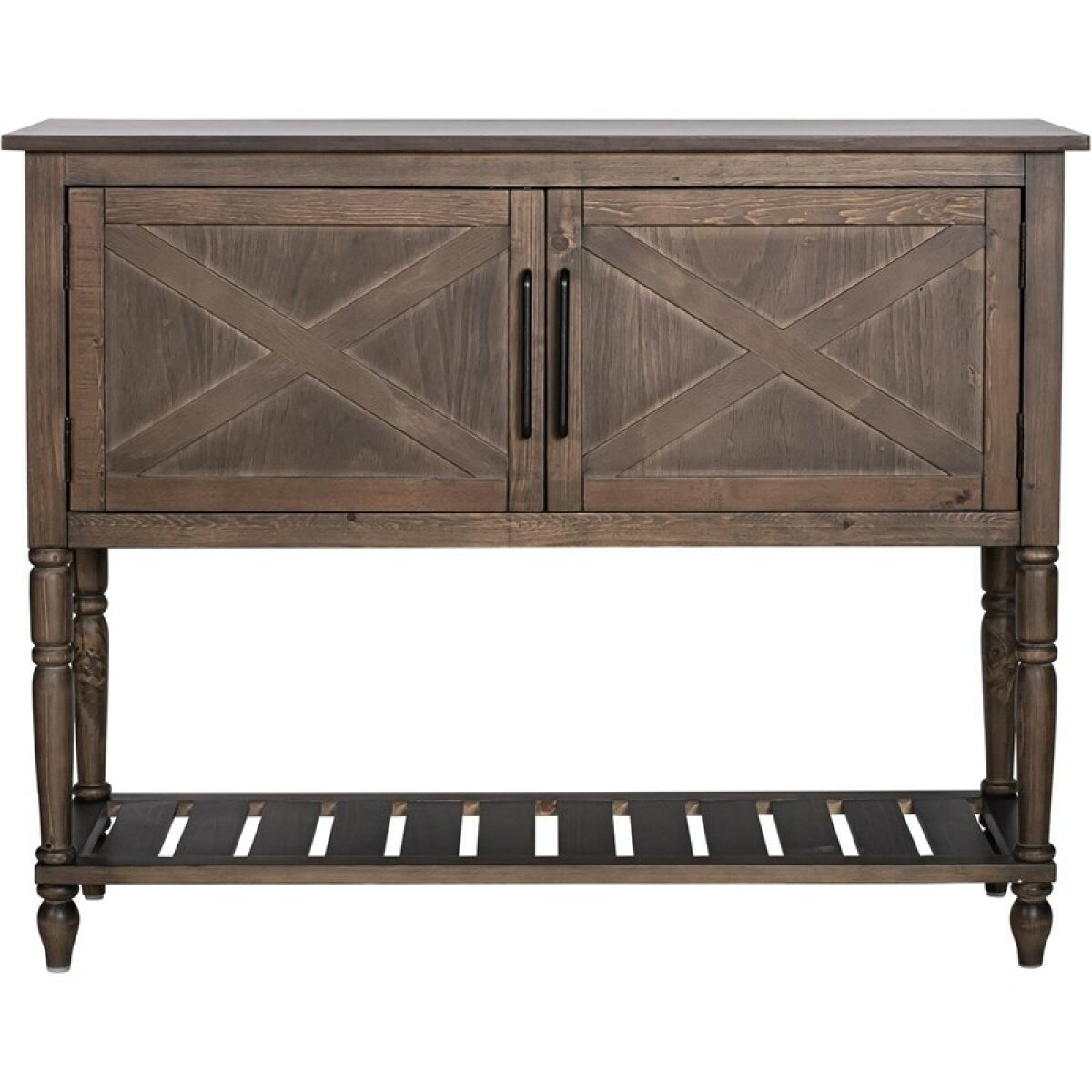 Sara Wood Console Table in Brown Accent Furniture Crestview 6
