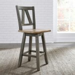 Lindsey Farm Counter Height Swivel Chair - Image 4