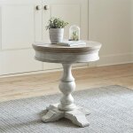 Heartland Round Pedestal Chair Side Table Chairside Tables Liberty Furniture 16 Heartland Round Pedestal Chair Side Table Chairside Tables Liberty Furniture 16