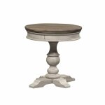 Heartland Round Pedestal Chair Side Table Chairside Tables Liberty Furniture 15 Heartland Round Pedestal Chair Side Table Chairside Tables Liberty Furniture 15