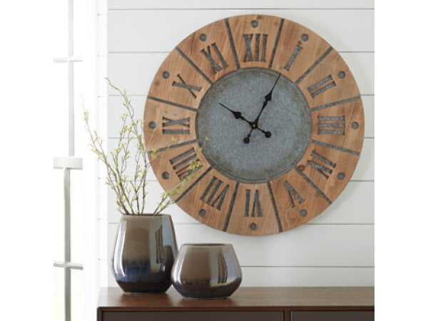 Payson Wall Clock Clocks Ashley Furniture 8