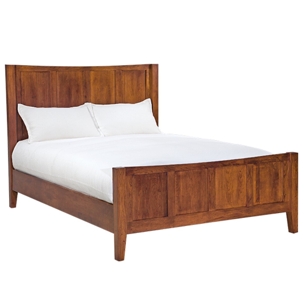 Atwood Queen Panel Bed With Low Footboard Beds Customizable 6