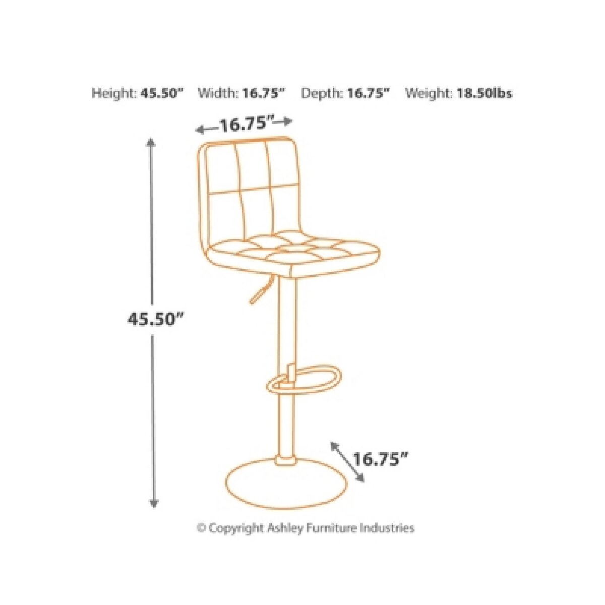 Bellatier Adjustable Height Bar Stool Barstools Ashley Furniture 16 Bellatier Adjustable Height Bar Stool Barstools Ashley Furniture 16