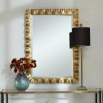 Haya Scalloped Gold Mirror - Image 2