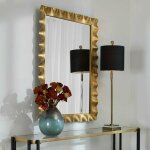 Haya Scalloped Gold Mirror - Image 3