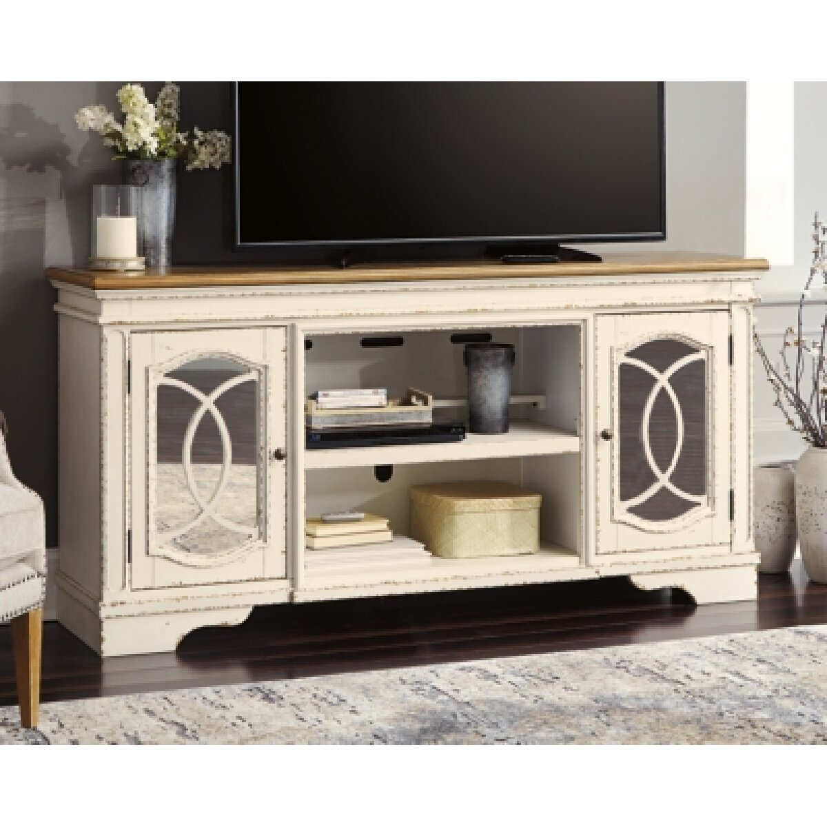 Realyn 74″ TV Stand Entertainment Stands Ashley Furniture 17