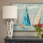 Romani Blue Table Lamp - Image 2