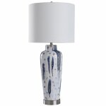 Romani Blue Table Lamp