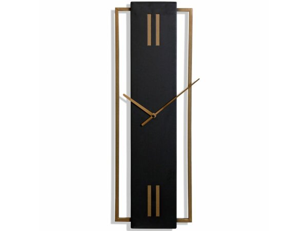 H:24.0 W:8.3 D:1.0 Slim Time Clock Clocks Style Craft