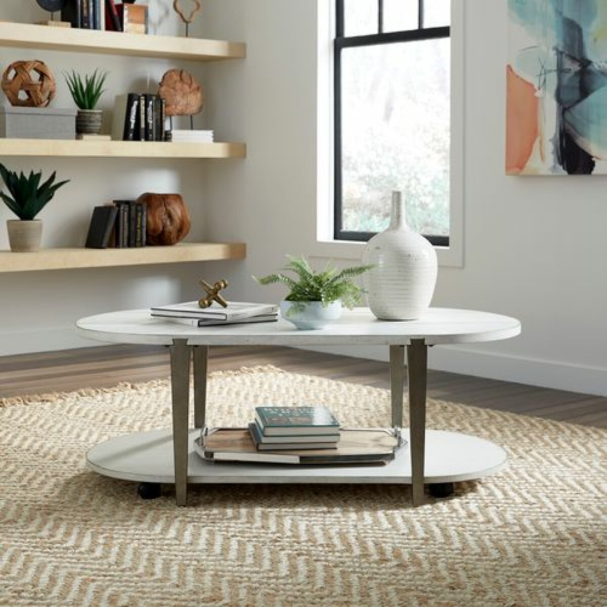 Sterling Oval Cocktail Table Cocktail & Coffee Tables Liberty Furniture 10
