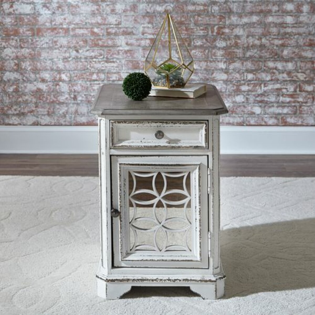 Magnolia Manor Chair Side Table Chairside Tables Liberty Furniture 12