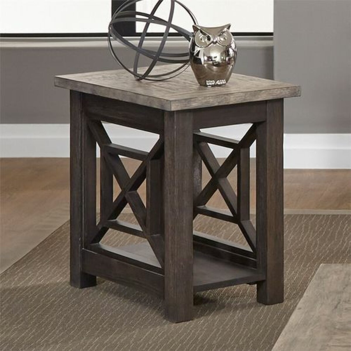 Heatherbrook Chair Side Table Chairside Tables Liberty Furniture 16