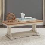Farmhouse Reimagined Rectangular Cocktail Table - Image 2