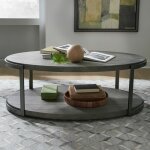 Modern View Oval Cocktail Table - Image 3