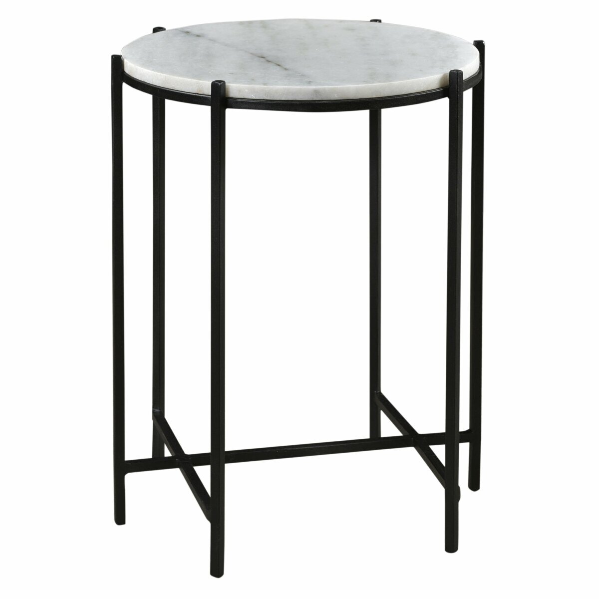 Bengal Manor Iron and Marble Accent Table End tables Crestview 6