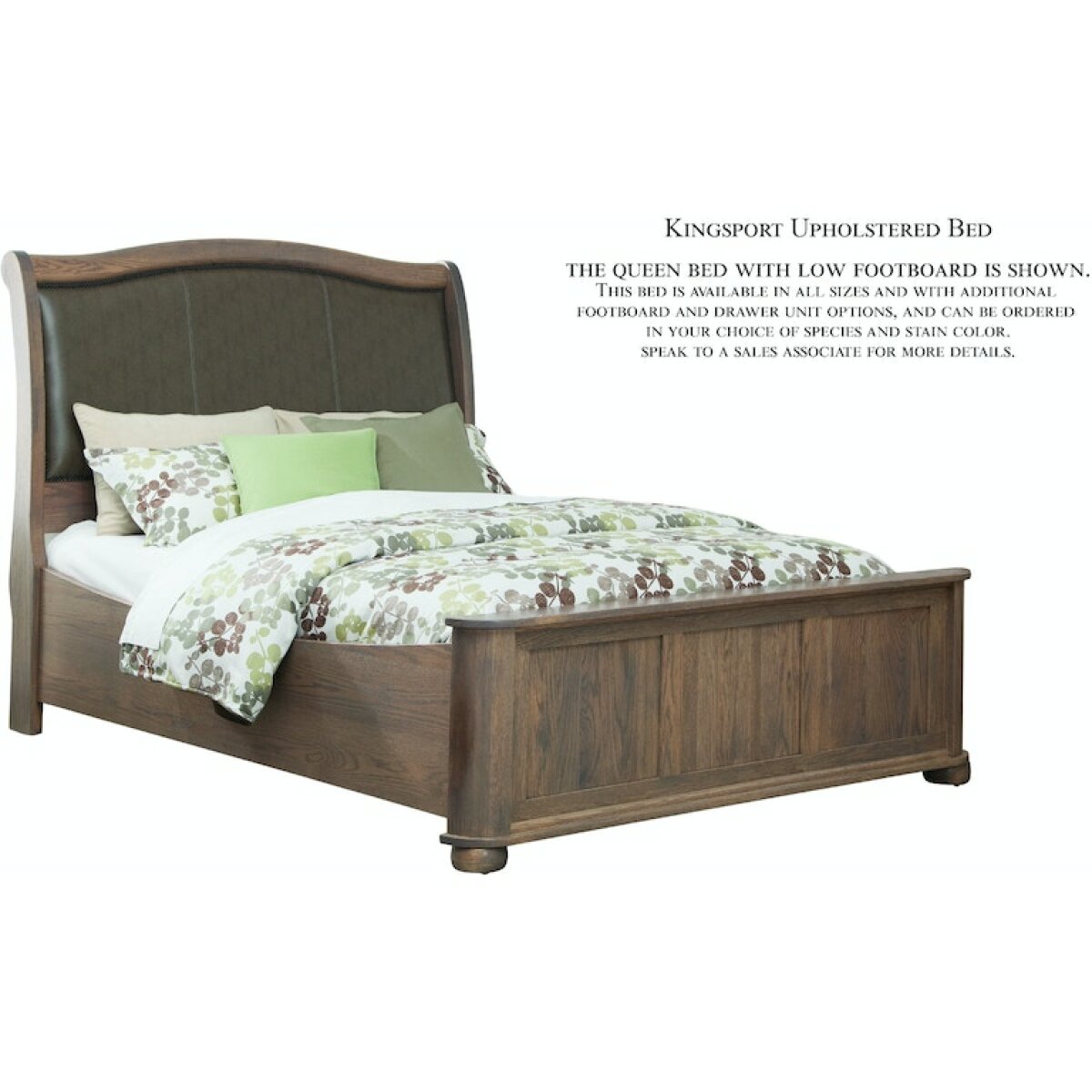 Kingsport Upholstered Bed Beds Customizable 15