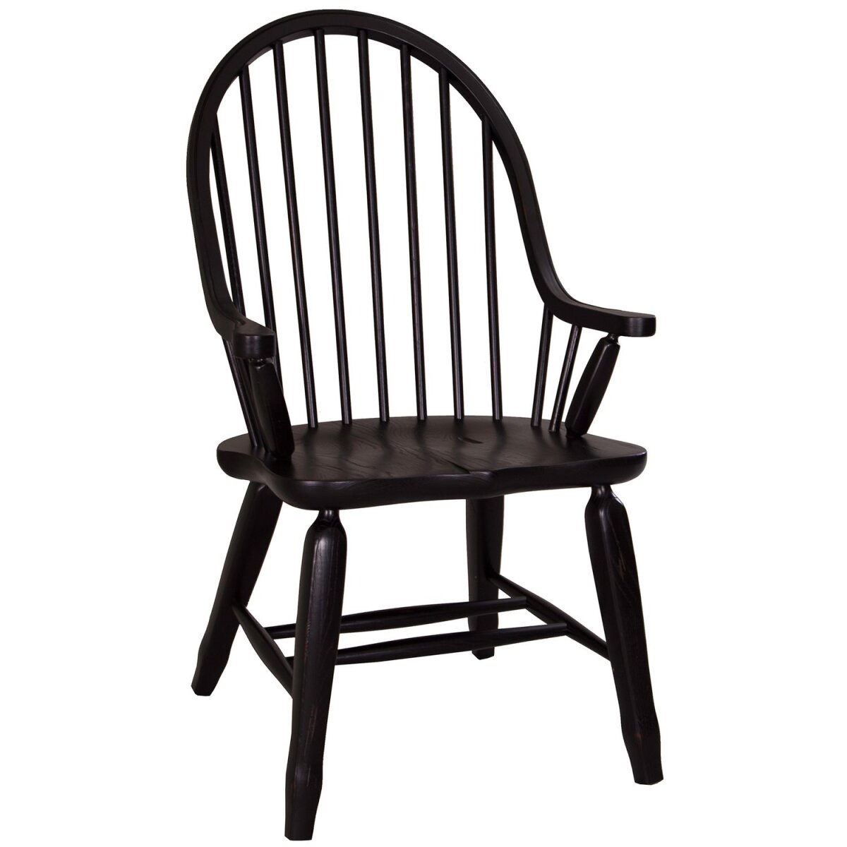Treasures Bow Back Arm Chair – Black Treasures Bow Back Arm Chair - Black - Image 1