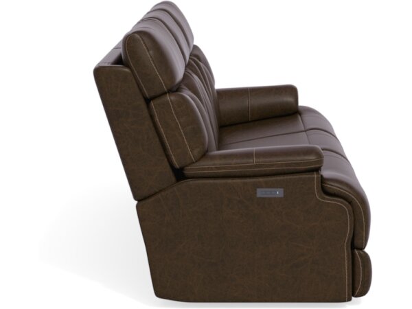 Clive Power Reclining Sofa with Power Headrests and Lumbar - Image 4