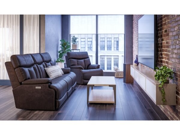 Clive Power Reclining Sofa with Power Headrests and Lumbar - Image 3