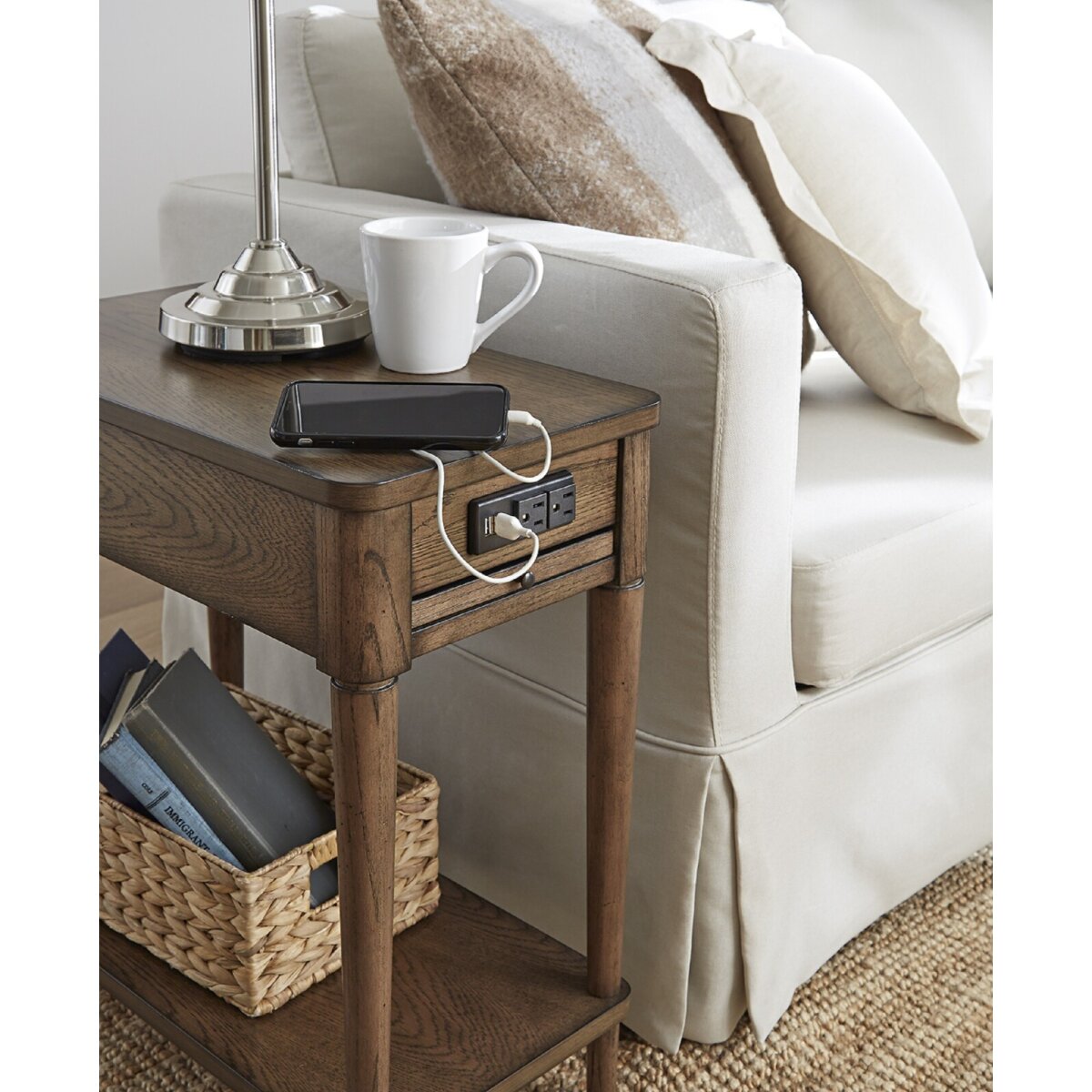 Expressions Charging Chairside Table – White Chairside Tables Null 9 Expressions Charging Chairside Table – White Chairside Tables Null 9