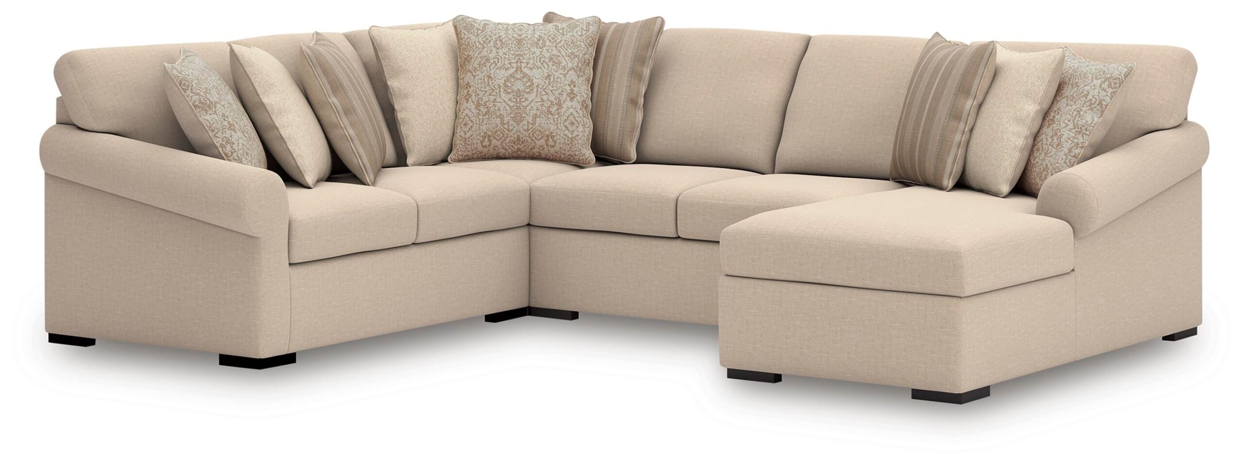 0314bb30c6a464697b67382eb50edcb0 LadyMae 4-Piece Sectional with Chaise - Image 1