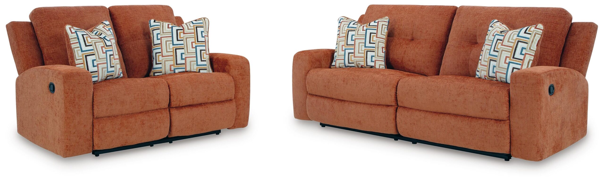 0382c8626a262a08337e294ecd2ab407 Danum Reclining Sofa and Loveseat - Image 1