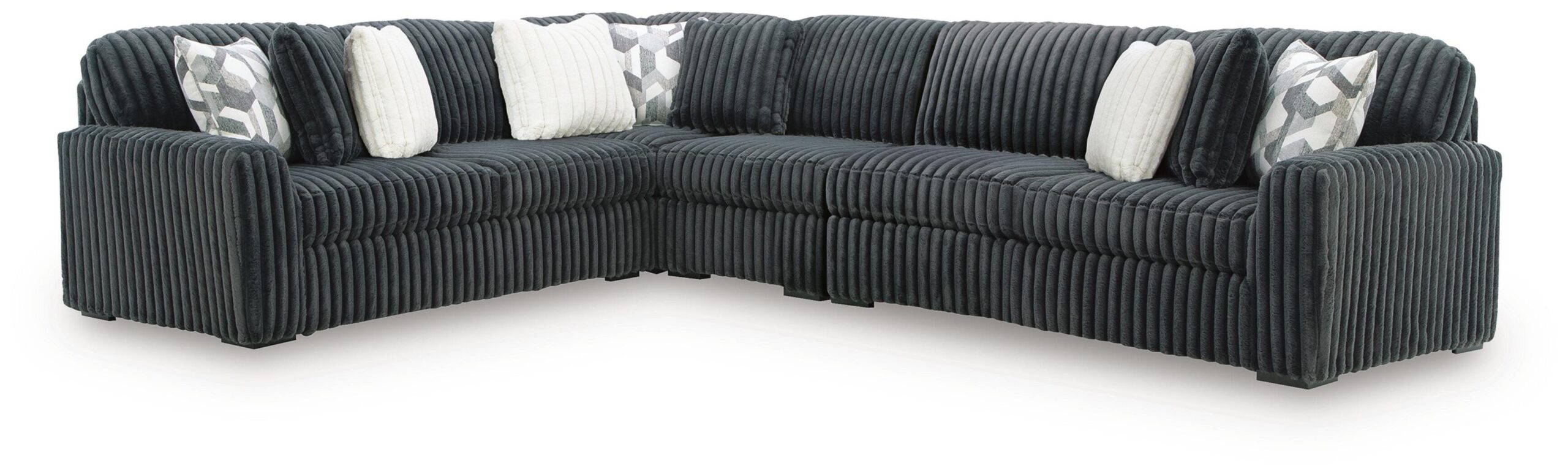 08c90d8d1685a1d15d089ee310436c4e Midnight-Madness 4-Piece Sectional - Image 1