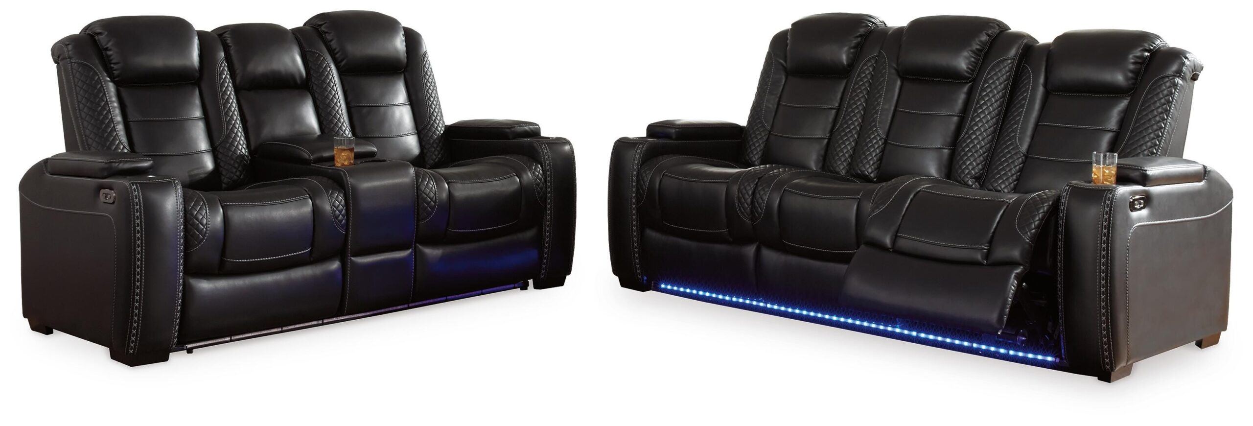 0acbb7a80069f798a8267a92ab8b197f Party Time Reclining Sofa and Loveseat - Image 1