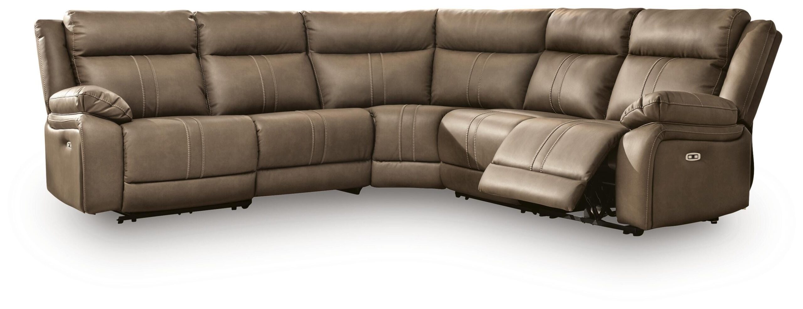 0bb1cadb61f7fefdeb453ad13dc19ac7 Max-Momentum 5-Piece Power Reclining Sectional - Image 1