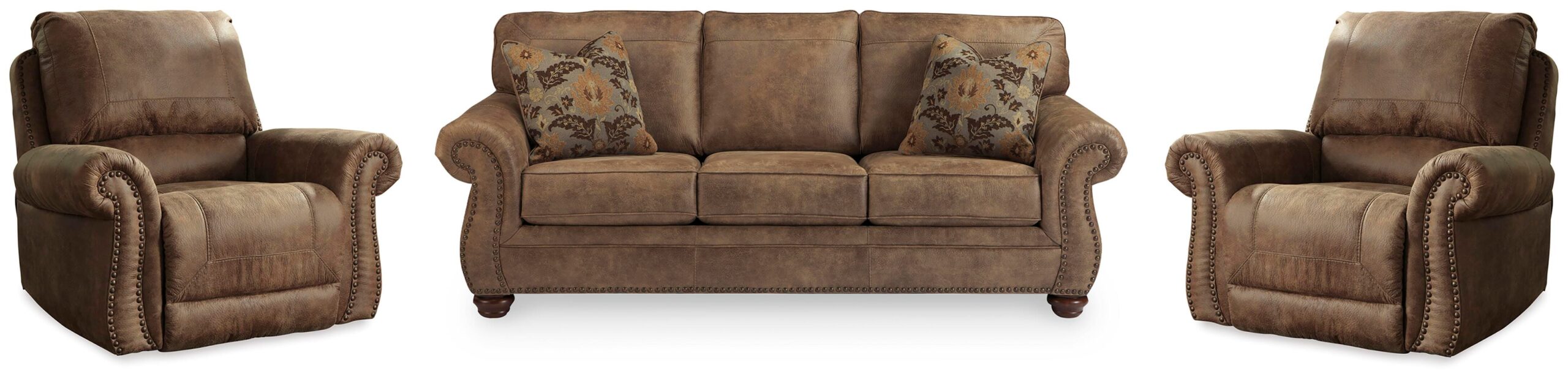 0c67fe97f3bdcad97c52312469a399b4 Larkinhurst Sofa and 2 Recliners - Image 1