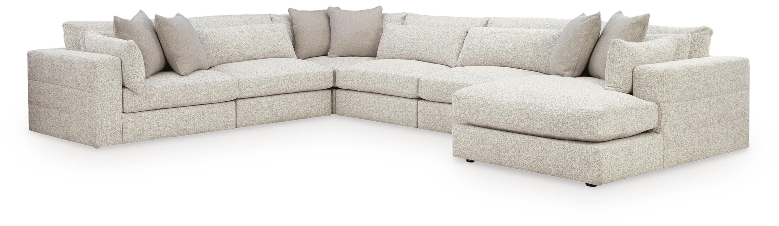 0da8c8c0d340bb93ab5ffebe72d8965d Ashbourne Estate 6-Piece Sectional with Chaise - Image 1