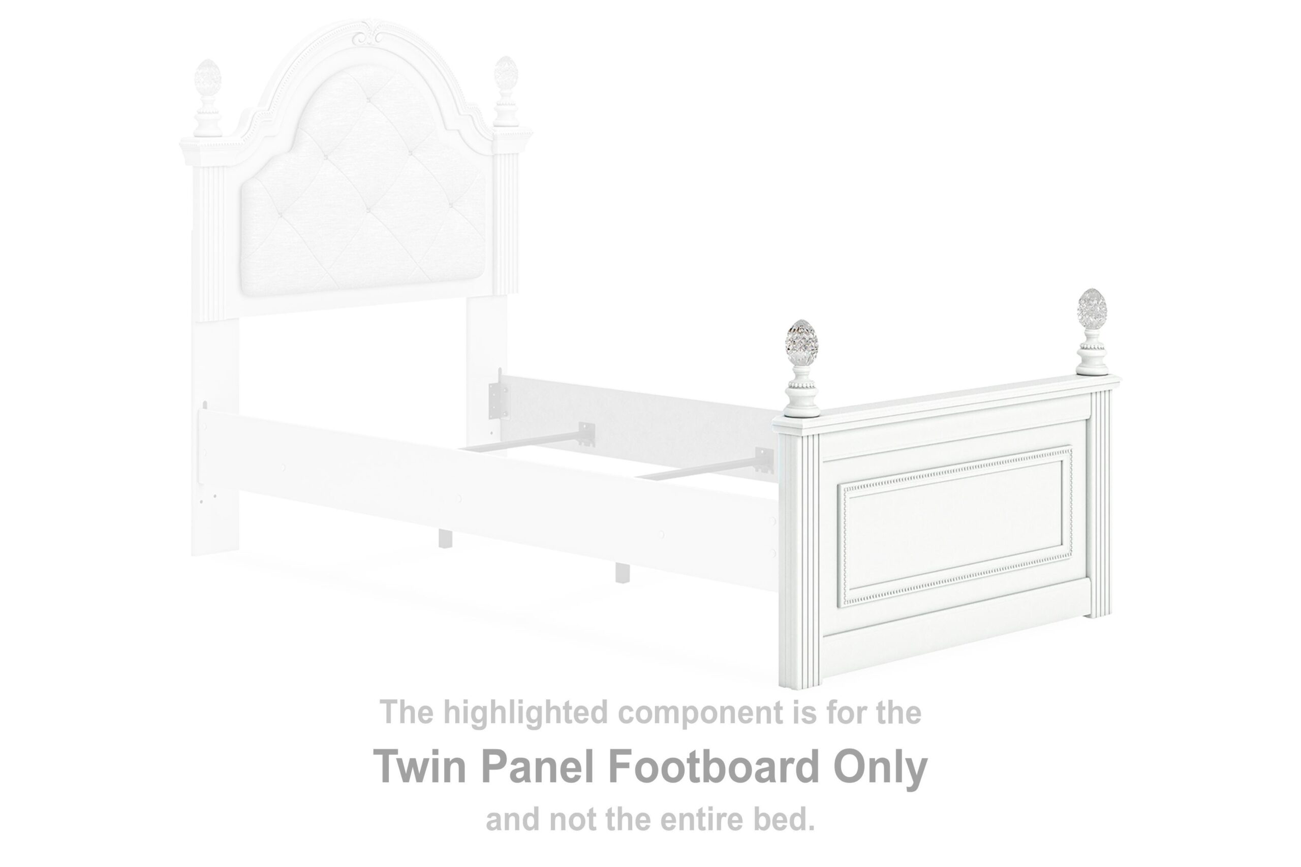 0e07828b622104c1aefae78cfc394874 Kozlani Twin Panel Footboard - Image 1