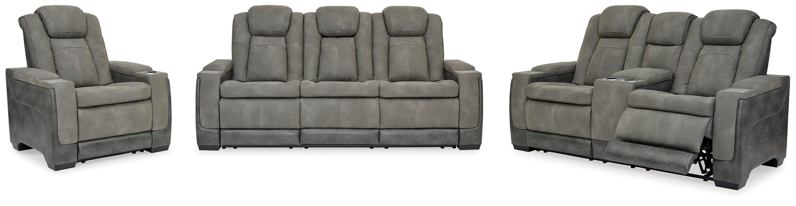 0e41e31dabedc9f10b4eca740b137261 Next-Gen Durapella Power Reclining Sofa, Loveseat and Recliner - Image 1