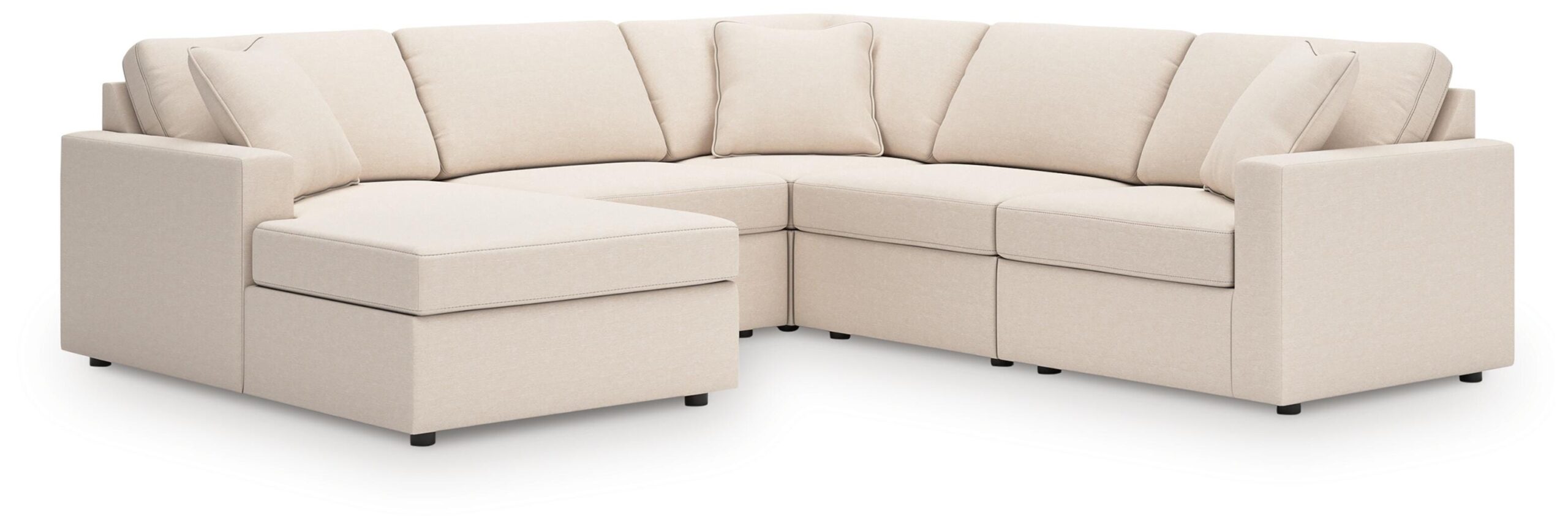 0e642c08fa8de8e8473aafbf19132aff Modmax 5-Piece Sectional with Chaise - Image 1