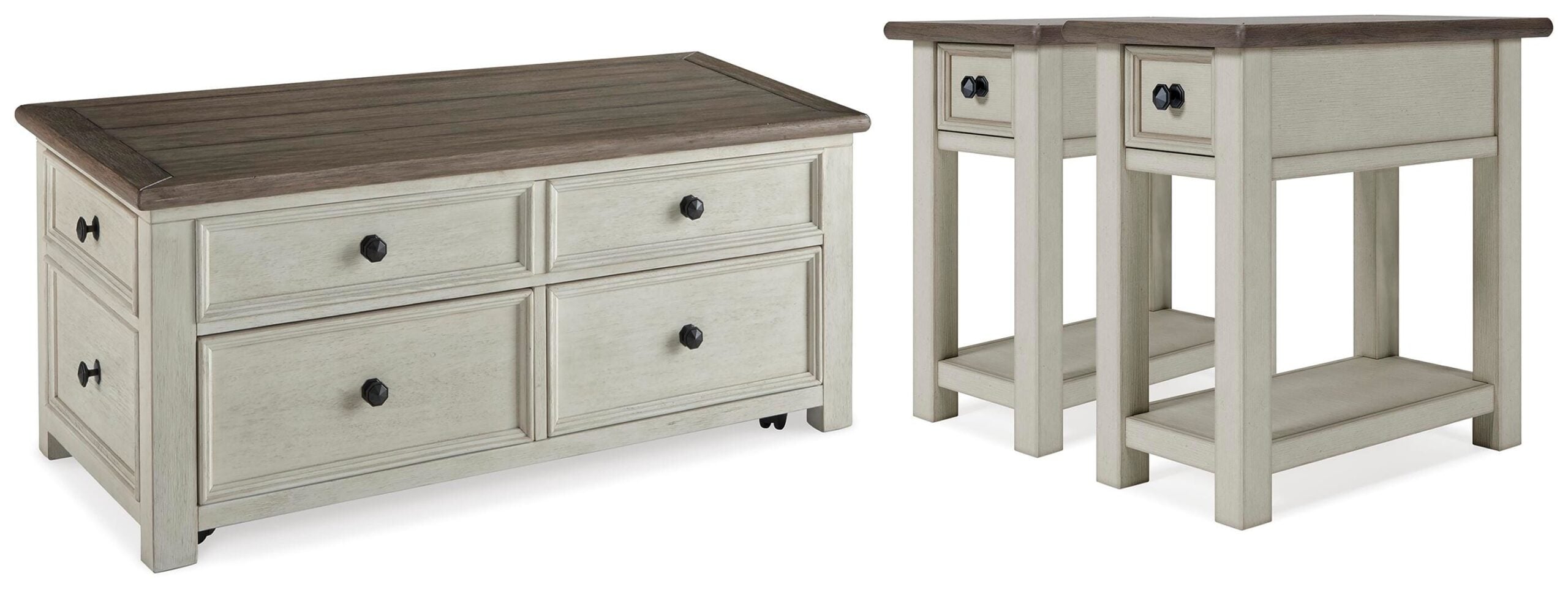 100555639de46bf275d0e7534e12ab25 Bolanburg Coffee Table and 2 End Tables - Image 1