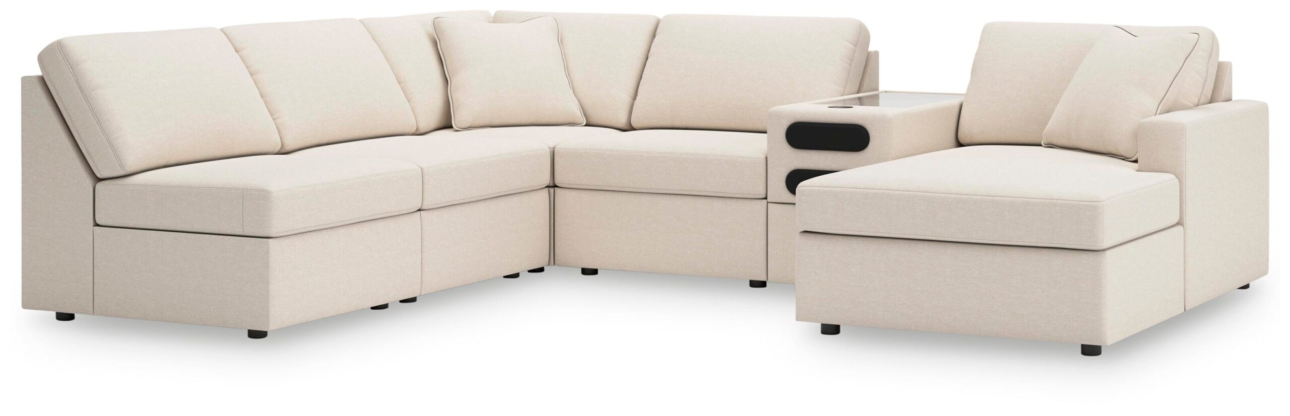 12e83eb4e49f35c84a1ed2942878ae86 Modmax 6-Piece Sectional with Chaise - Image 1