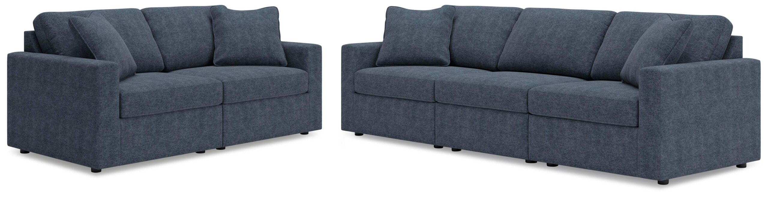 131dd99f5a0dfae07bb720eea14c22f1 Modmax 3-Piece Sectional Sofa and 2-Piece Sectional Loveseat - Image 1
