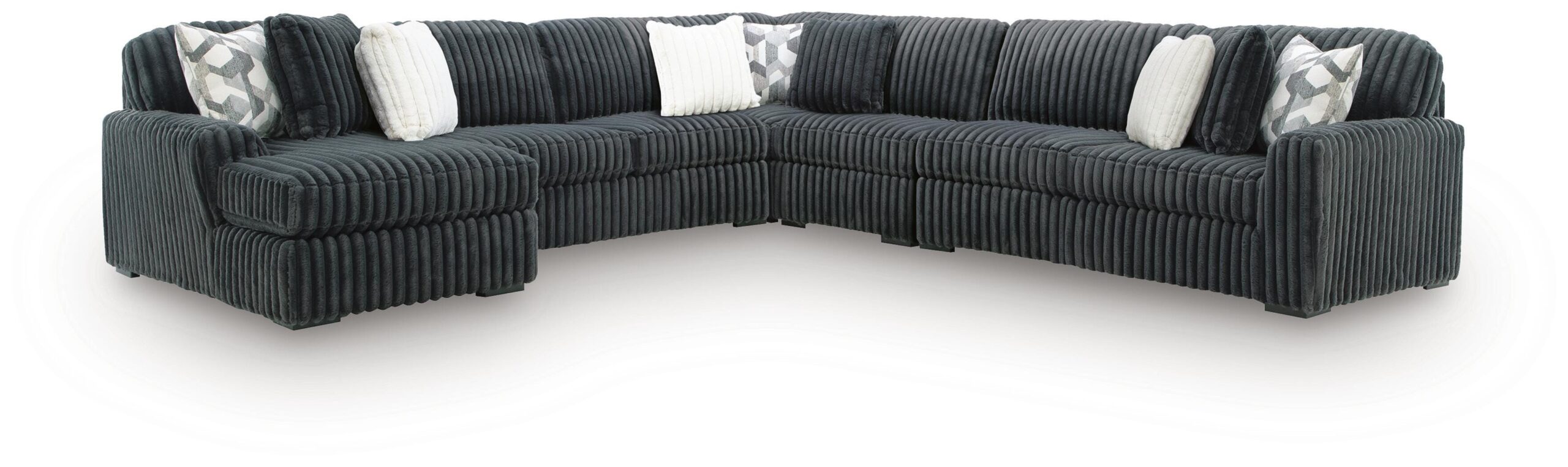 13342e7bac3887122a2b33efb55ec812 Midnight-Madness 5-Piece Sectional with Chaise - Image 1