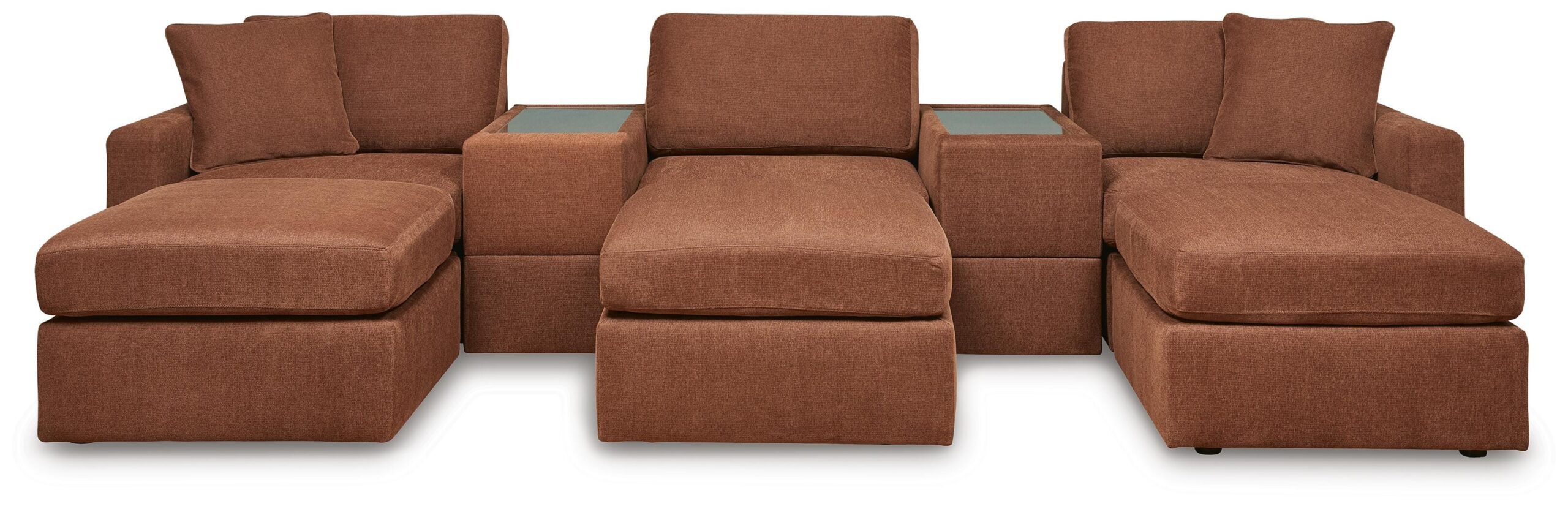 159f0f249f7a43463aa55339006d5d7a Modmax 5-Piece Sectional and 3 Ottomans - Image 1