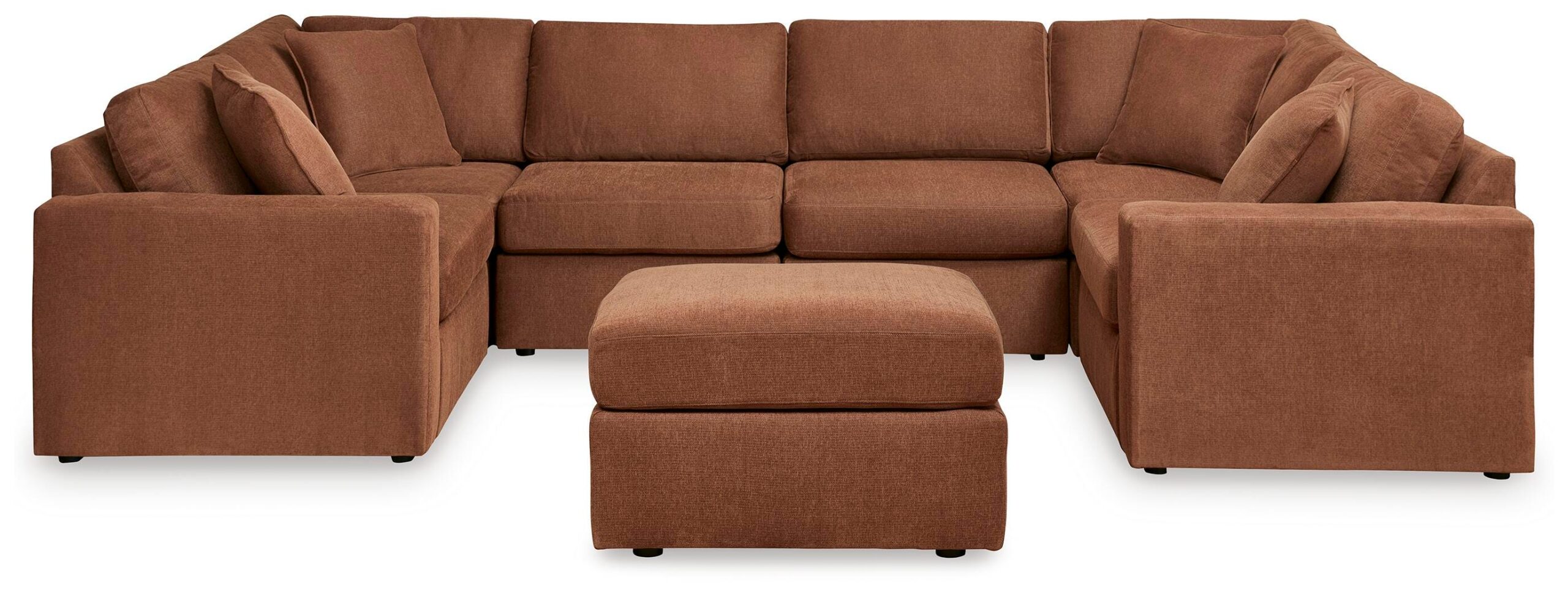 215cc5f2615ea73d02b5b8d9ffab64f6 Modmax 6-Piece Sectional and Ottoman - Image 1