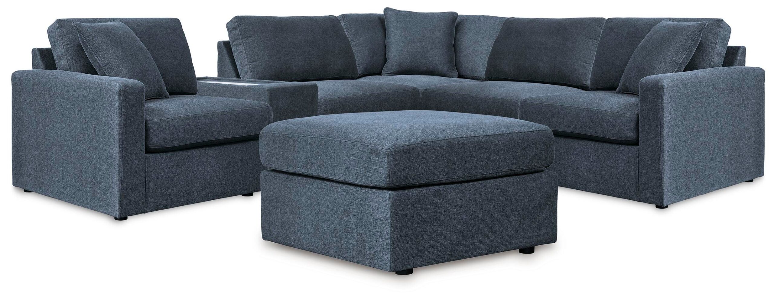 2491d7afc0fa37ed8858b28badc73cd9 Modmax 6-Piece Sectional and Ottoman - Image 1