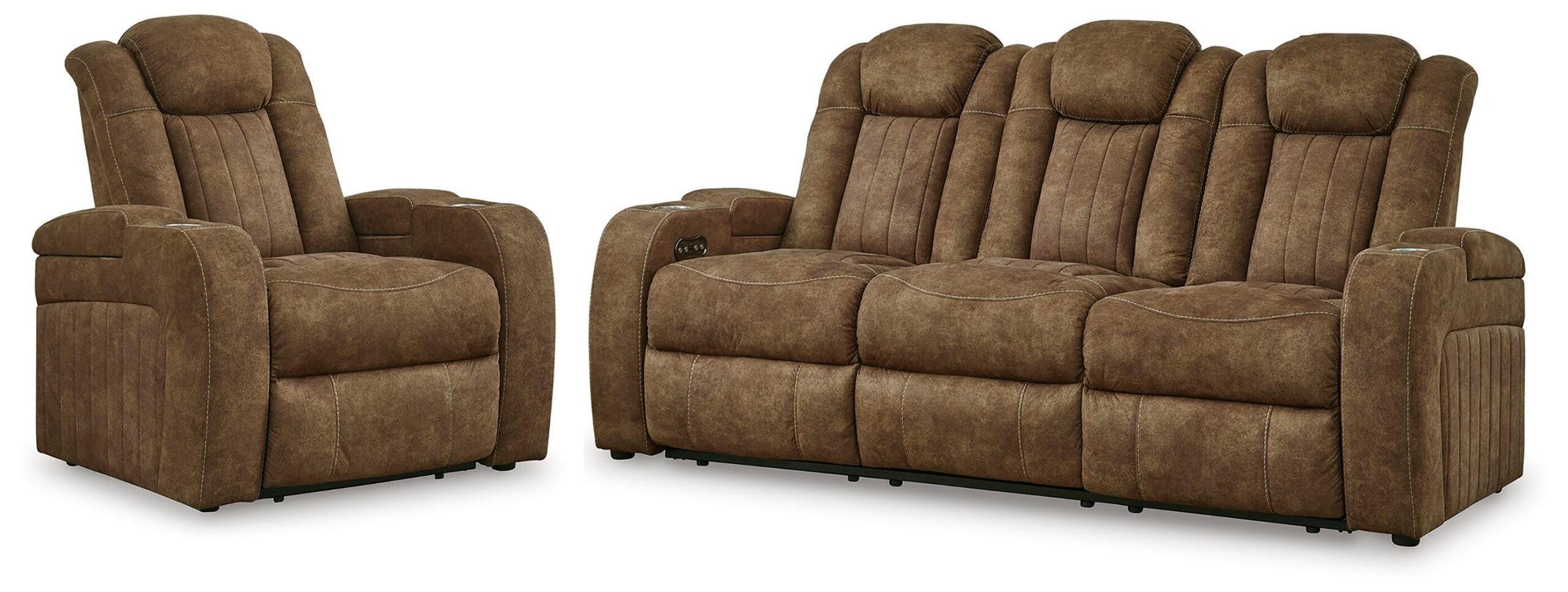 2779299659f9b811725b37afbc4fc87f Wolfridge Power Reclining Sofa and Power Recliner - Image 1