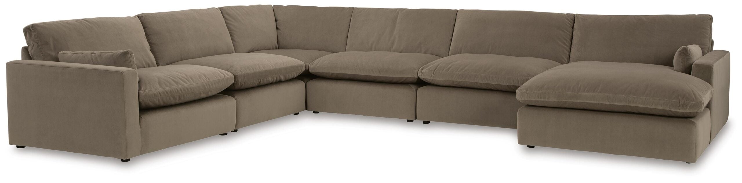 2921d2900f06bc2bdab3b15d85b5cacf Sophie 6-Piece Sectional with Chaise - Image 1