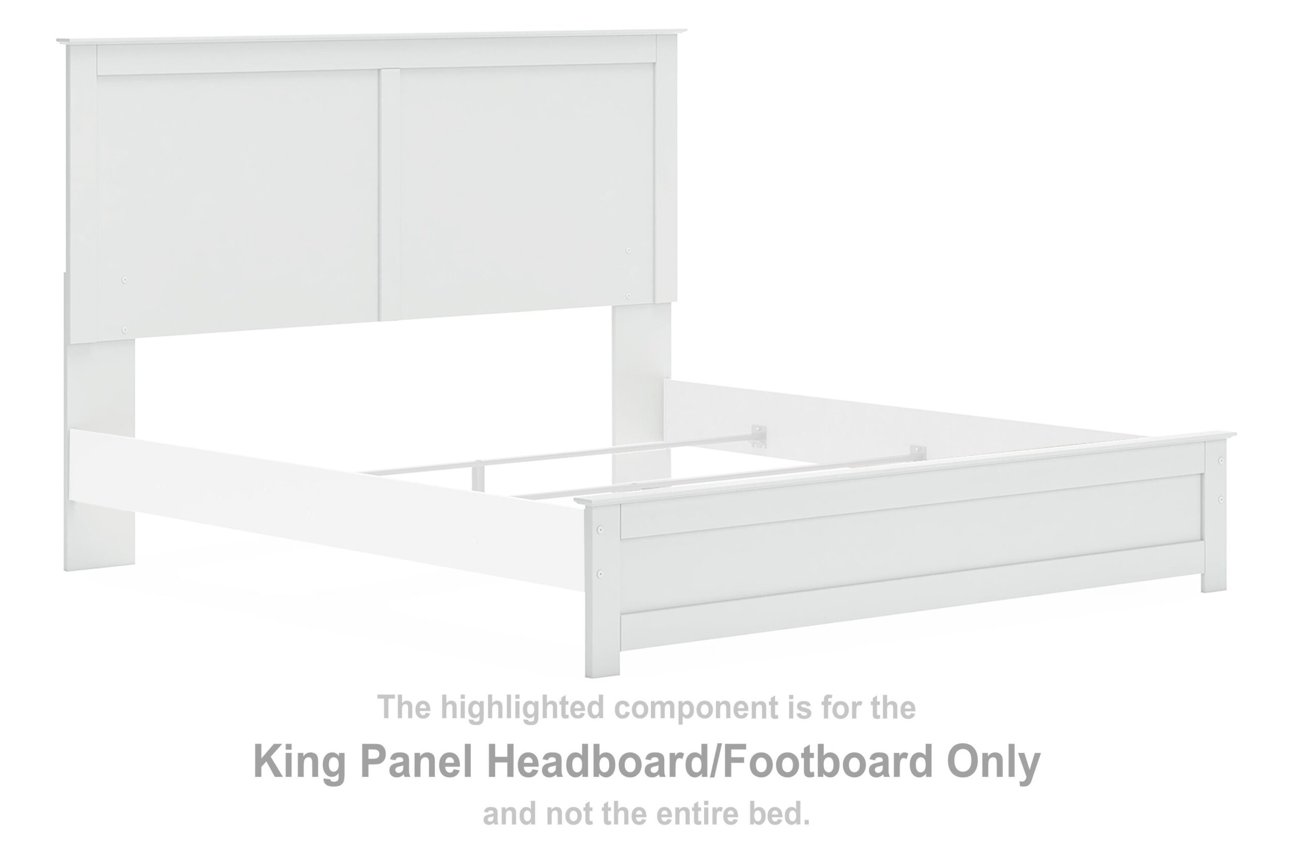 2b1b551b1c73ed3758e46916f9125f79 Bostwick Shoals King Panel Headboard/Footboard - Image 1