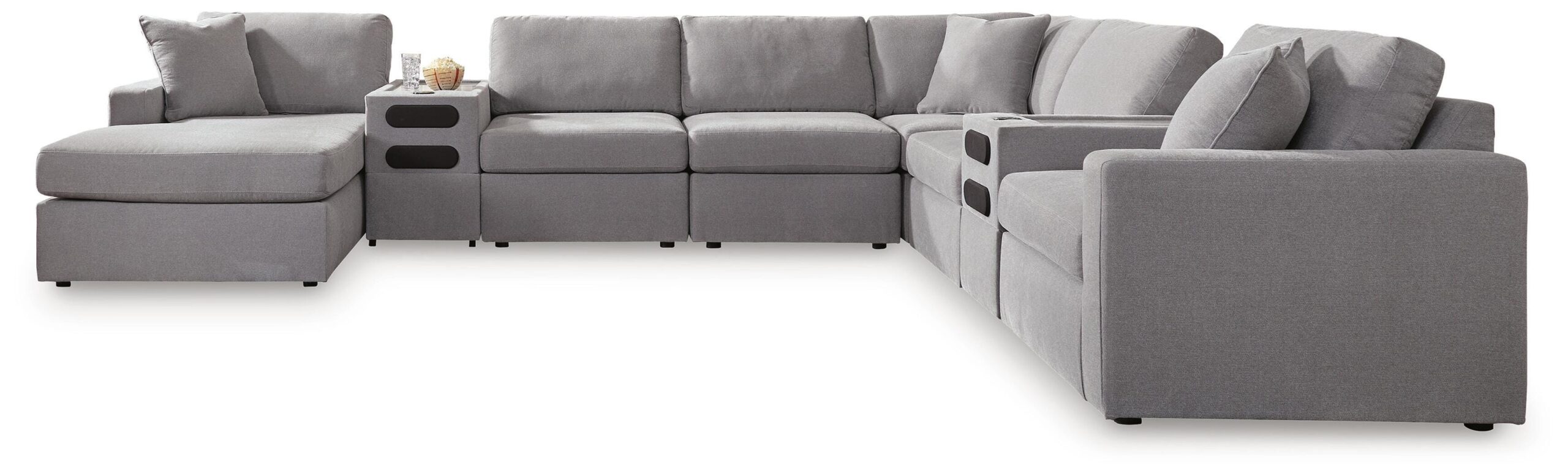2c7cb85ed7d78cf3274e006831c0a72e Modmax 8-Piece Sectional with Storage Chaise and Audio Consoles - Image 1
