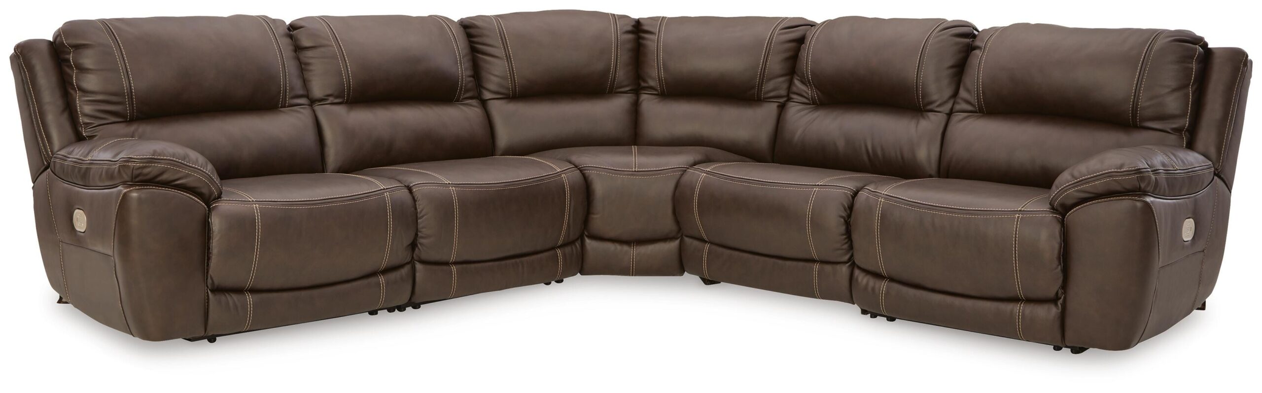 30979e6608812c6432c58a8e0ae86724 Dunleith 5-Piece Power Reclining Sectional - Image 1