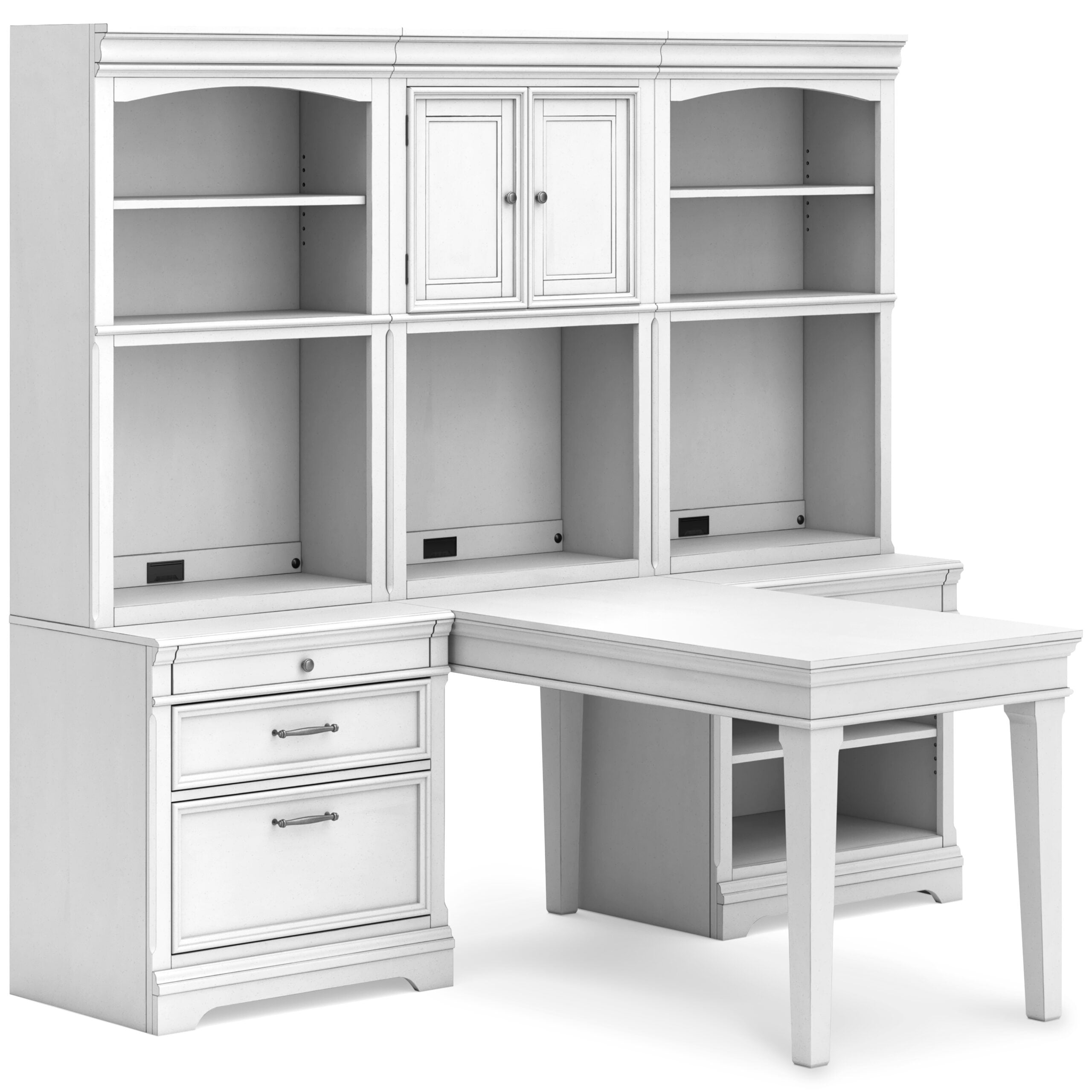 30ed8f29dd244a12d9b818b5e78d1e0c Kanwyn Bookcase Hutch - Image 1