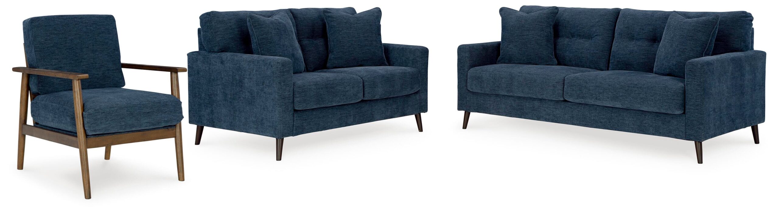 3189d793a88364c5e1329bb795375f61 Bixler Sofa, Loveseat and Chair - Image 1